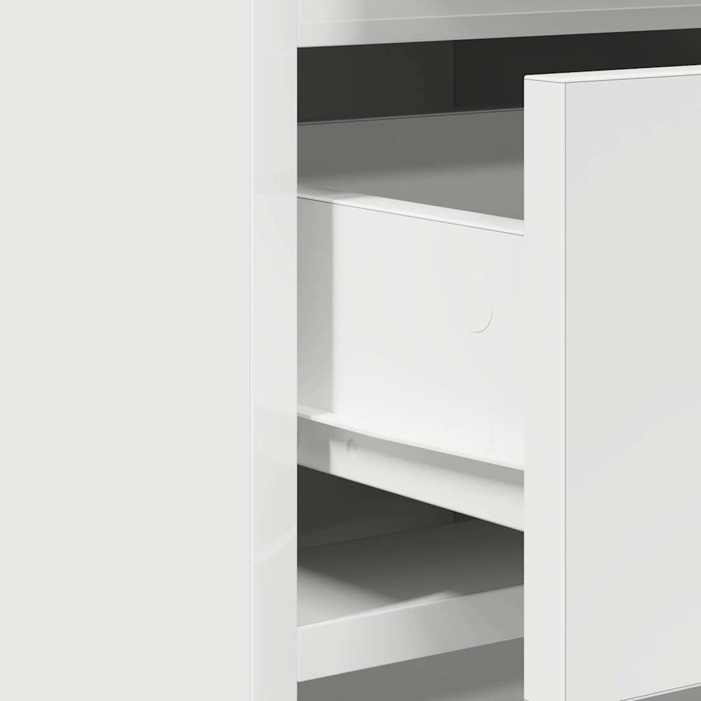 Sideboard mit Schubladen Weiß 40 x 40,5 x 75 cm Holzwerkstoff